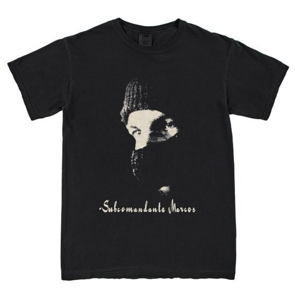 New Rare Subcomandante Marcos Portrait T-shirt
